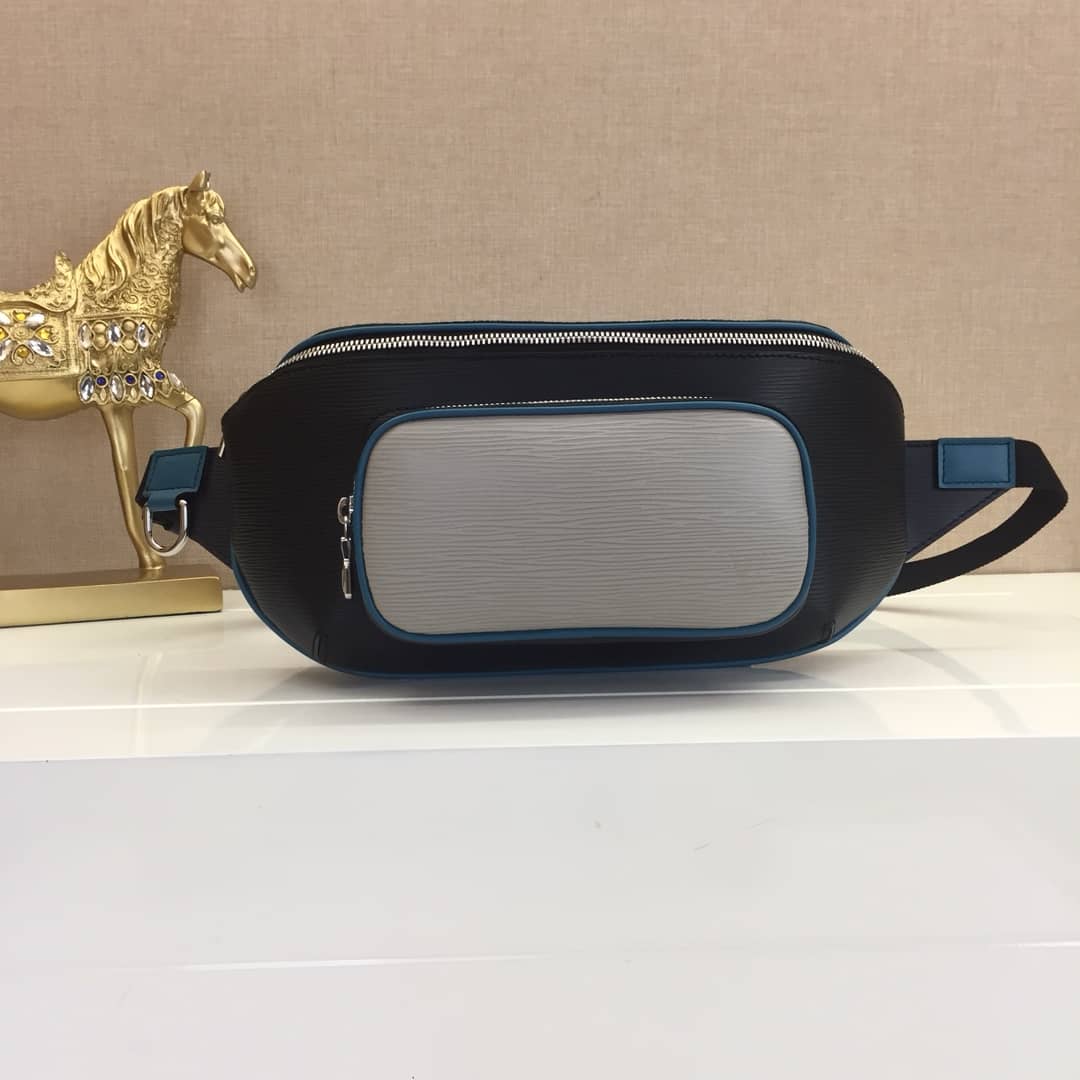 L0vis Vvtt0n Damier Graphite Canvas Replica  Bumbag Black Blue M51464