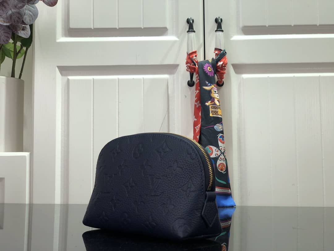 L0vis Vvtt0n Pochette Dupe Monogram Cosmetic Pouch  Blue M47515