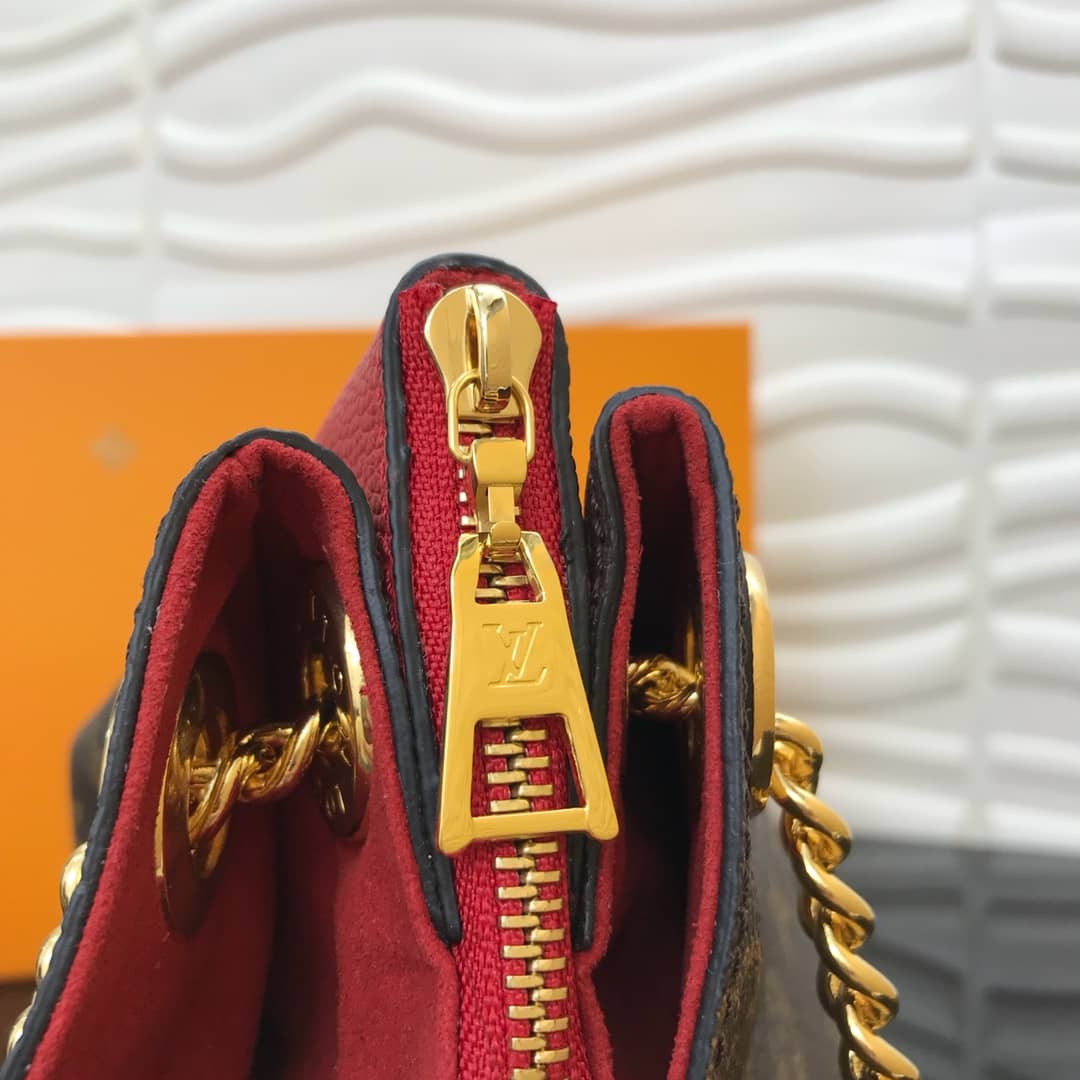 L0vis Vvtt0n Surene BB Chain Shoulder Bag Replica Red M43775