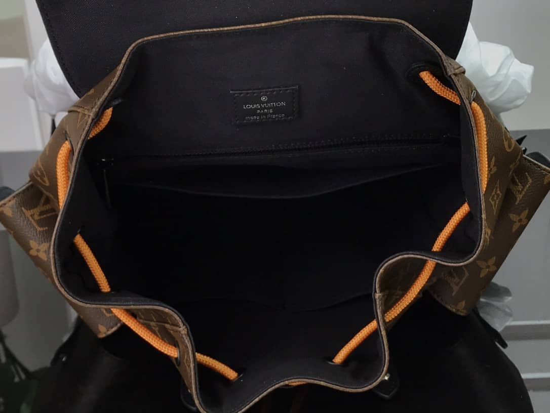 L0vis Vvtt0n Christopher PM Monogram Macassar Canvas Leather Replica Backpack M43735