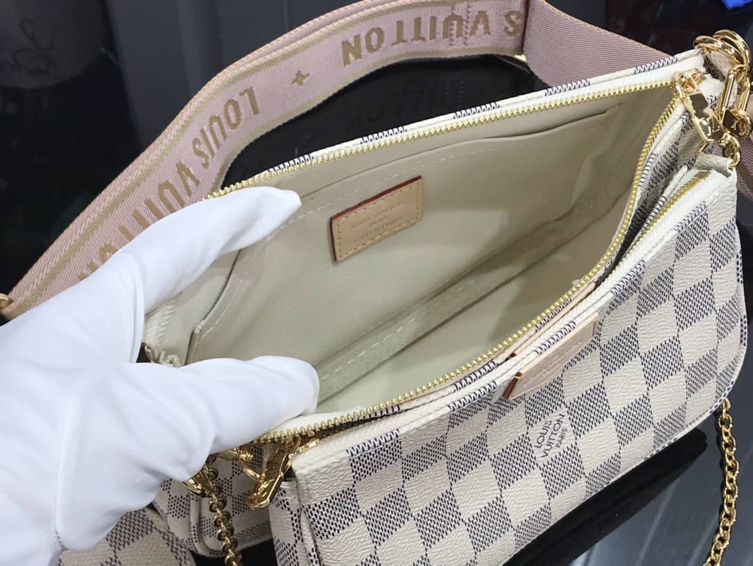 L0vis Vvtt0n Multi Damier Azur Replica Pochette M44813