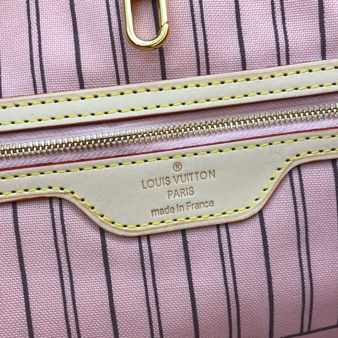 L0vis Vvtt0n Neverfull Dupe Monogram GM Shoulder Bag Replica Pink M40990