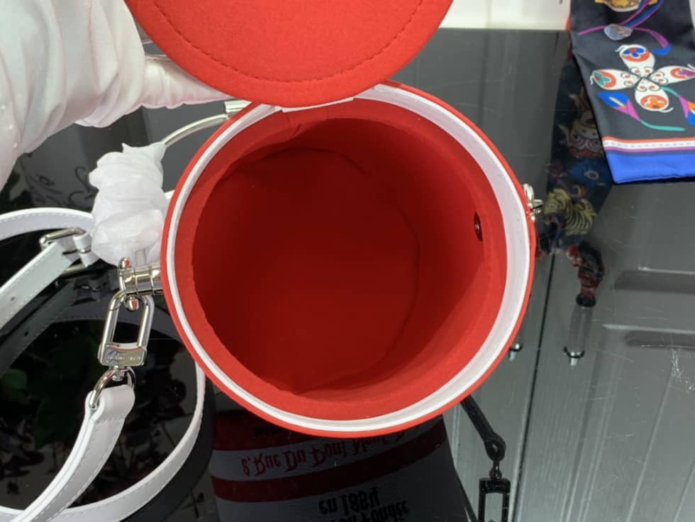 L0vis Vvtt0n Paint Can Small Red M81595 Replica Bucket Bag