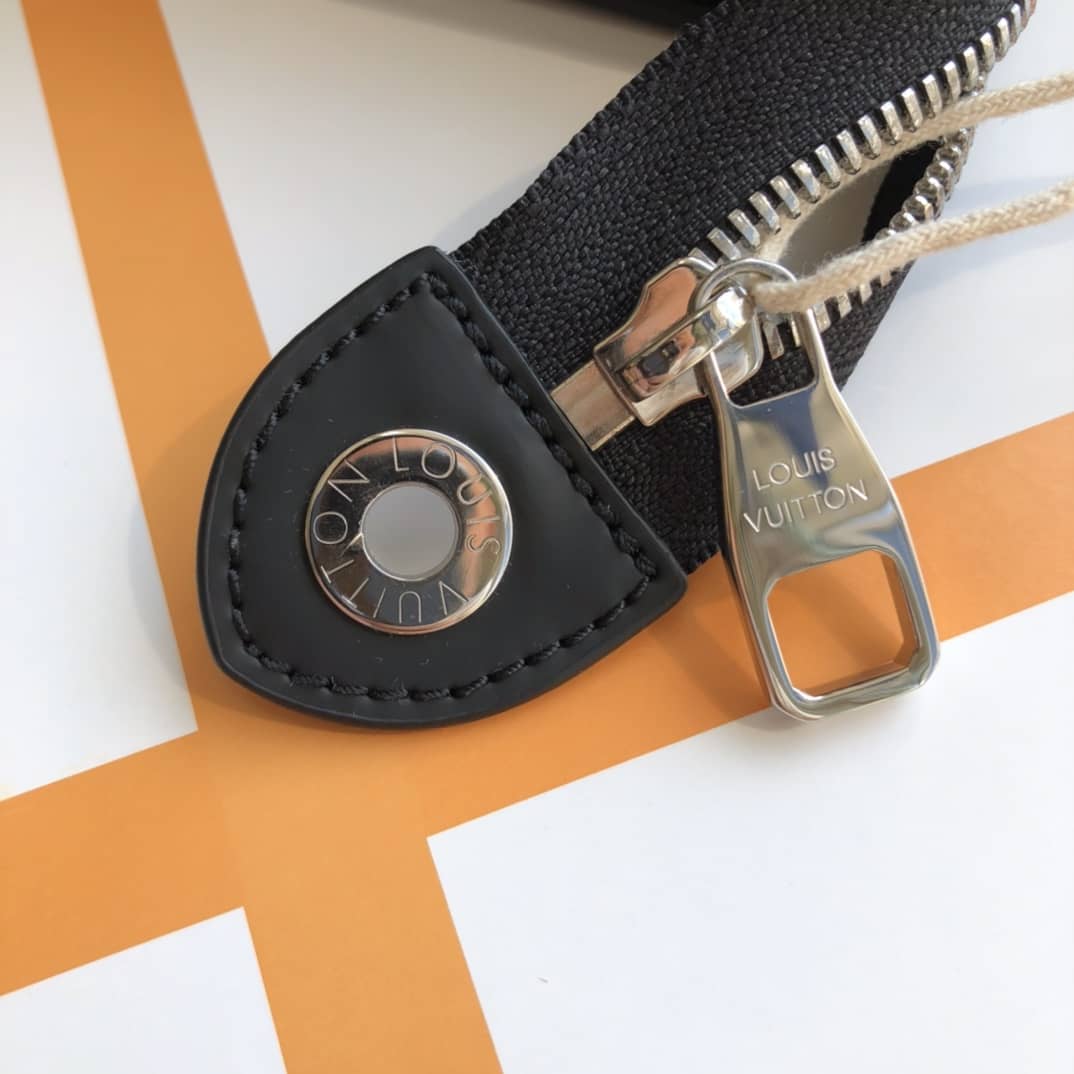 L0vis Vvtt0n Stripe Replica Pochette Voyage MM Damier Graphite Yellow N60107