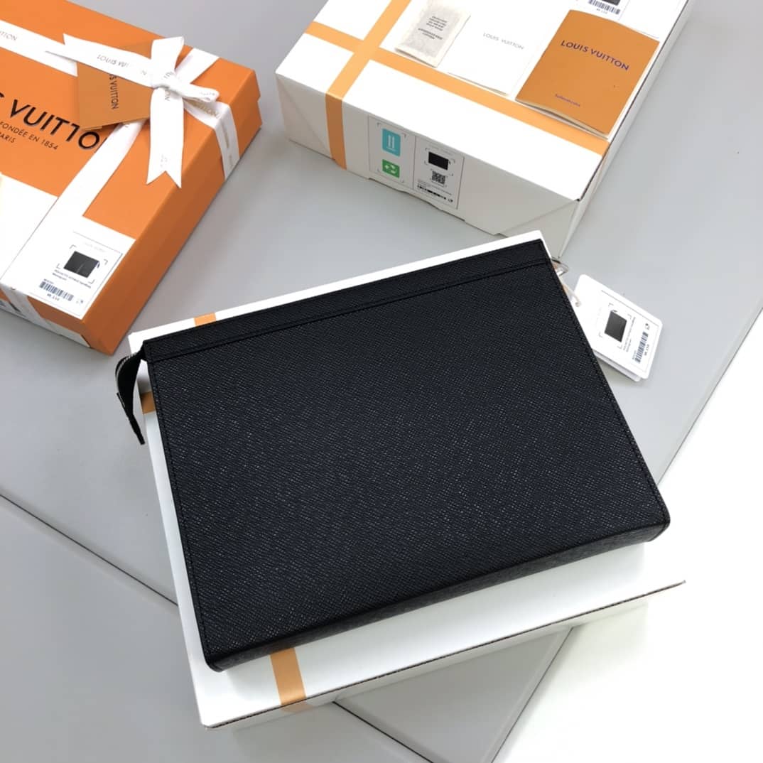 L0vis Vvtt0n Pochette Voyage MM Replica Clutch Black M30395