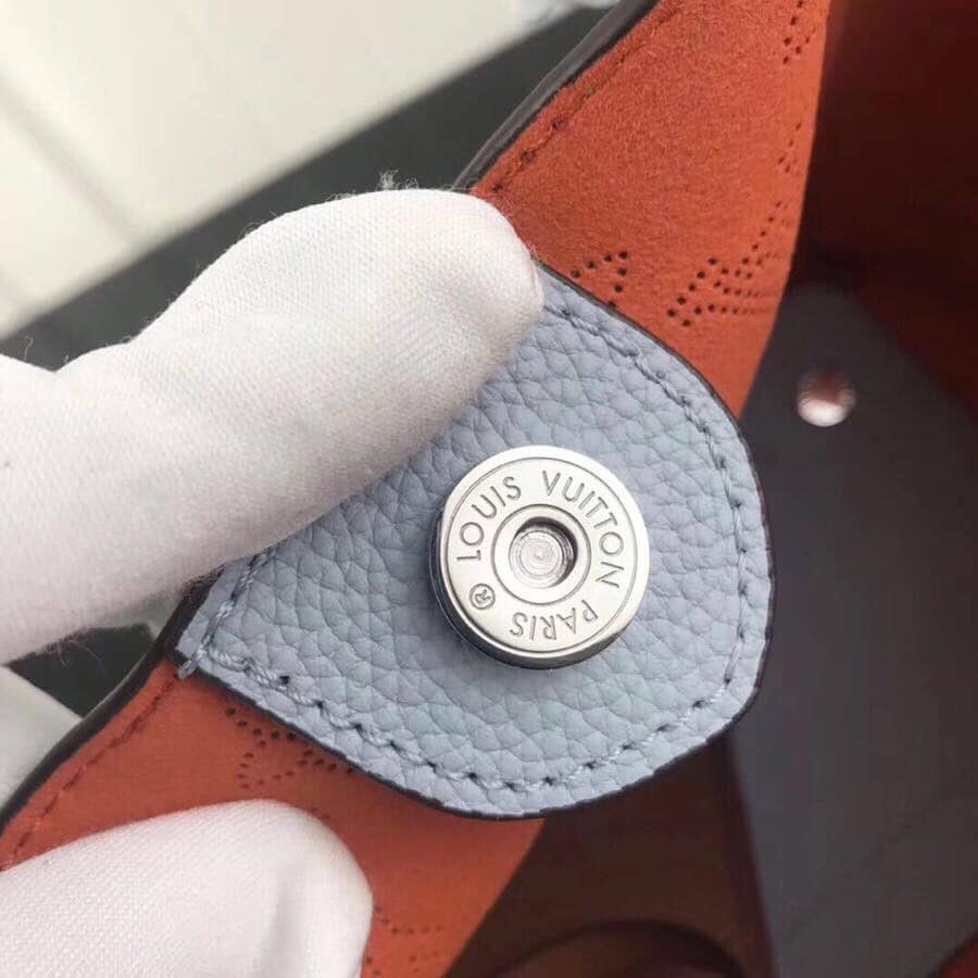 L0vis Vvtt0n Mahina Hina PM Leather Tote Replica Blue M54353