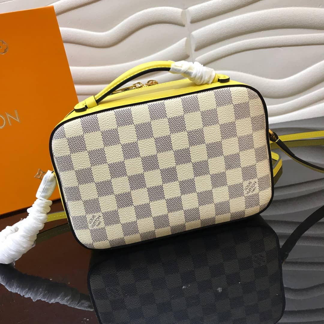 L0vis Vvtt0n Damier Saintonge Replica Camera Bag Yellow N40154