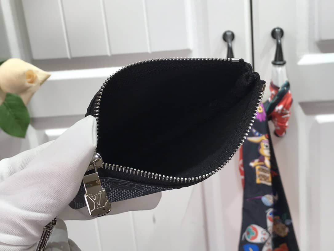 L0vis Vvtt0n Virgil Abloh Trio Multi Messenger Bag Replica Gray M69443