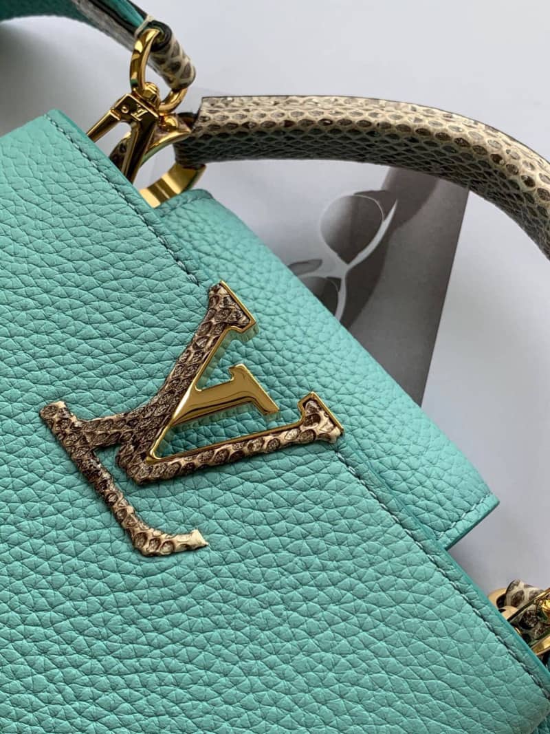 L0vis Vvtt0n Capucines Mini Replica Bag Blue M55921