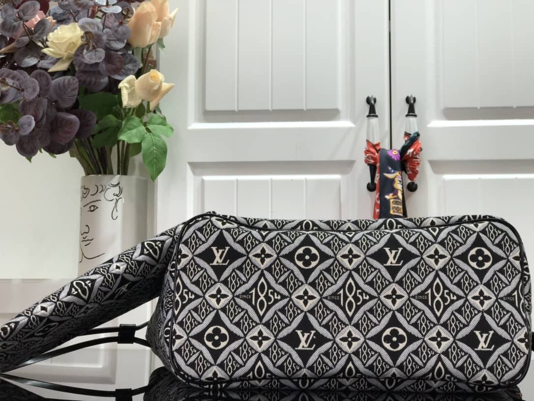 L0vis Vvtt0n Monogram Jacquard Neverfull MM Tote Replica M57230