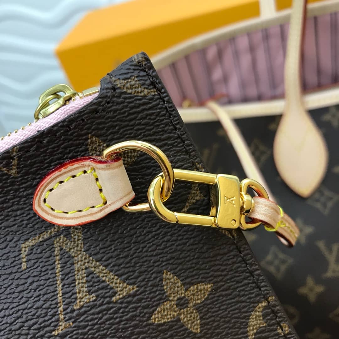 L0vis Vvtt0n Neverfull Dupe Monogram GM Shoulder Bag Replica Pink M40990