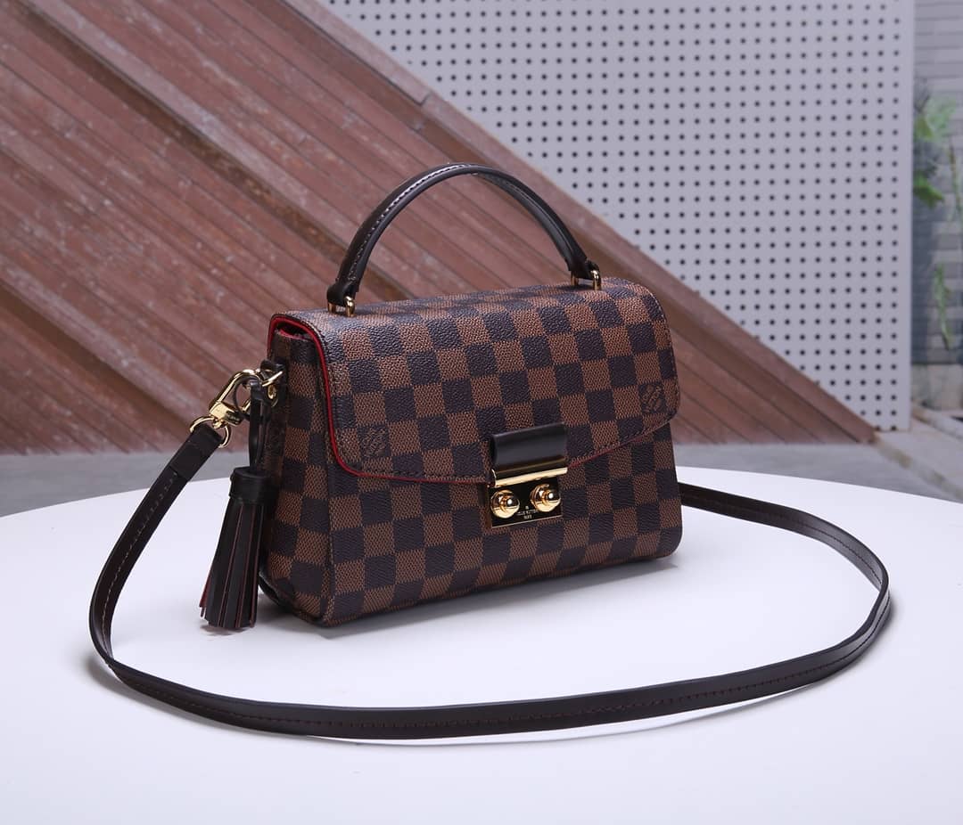 L0vis Vvtt0n Damier Croisette Replica Shoulder Handbag Brown N41581