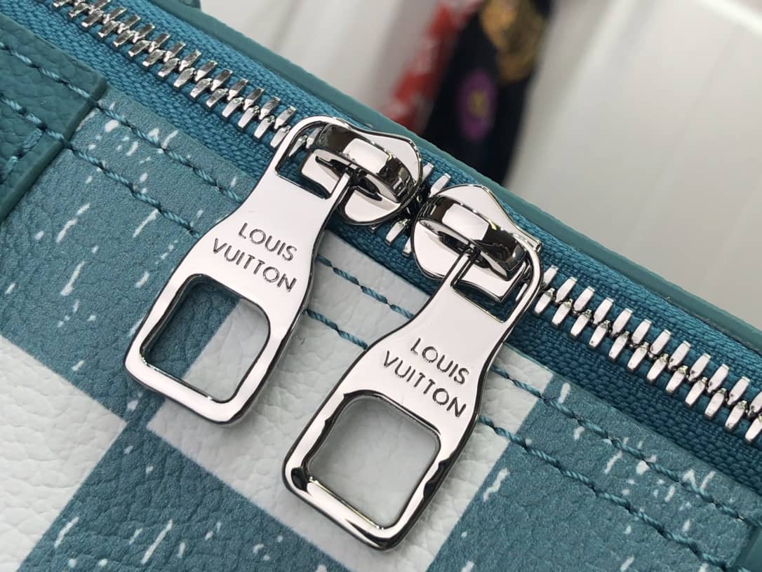 L0vis Vvtt0n City Keepall Damier Turquoise Replica Shoulder Bag N50076