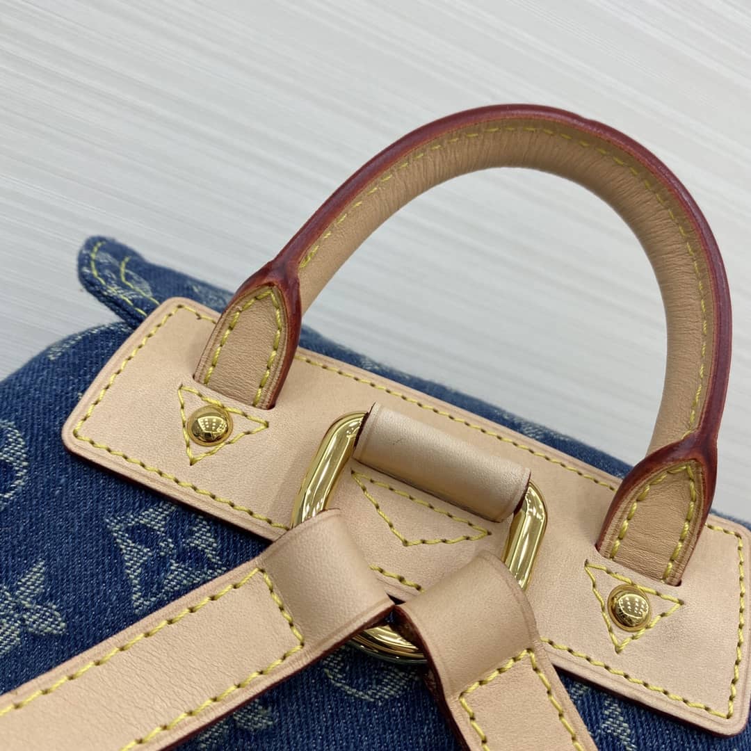 LV Backpack Replica Sac A Dos GM Blue Denim M95056