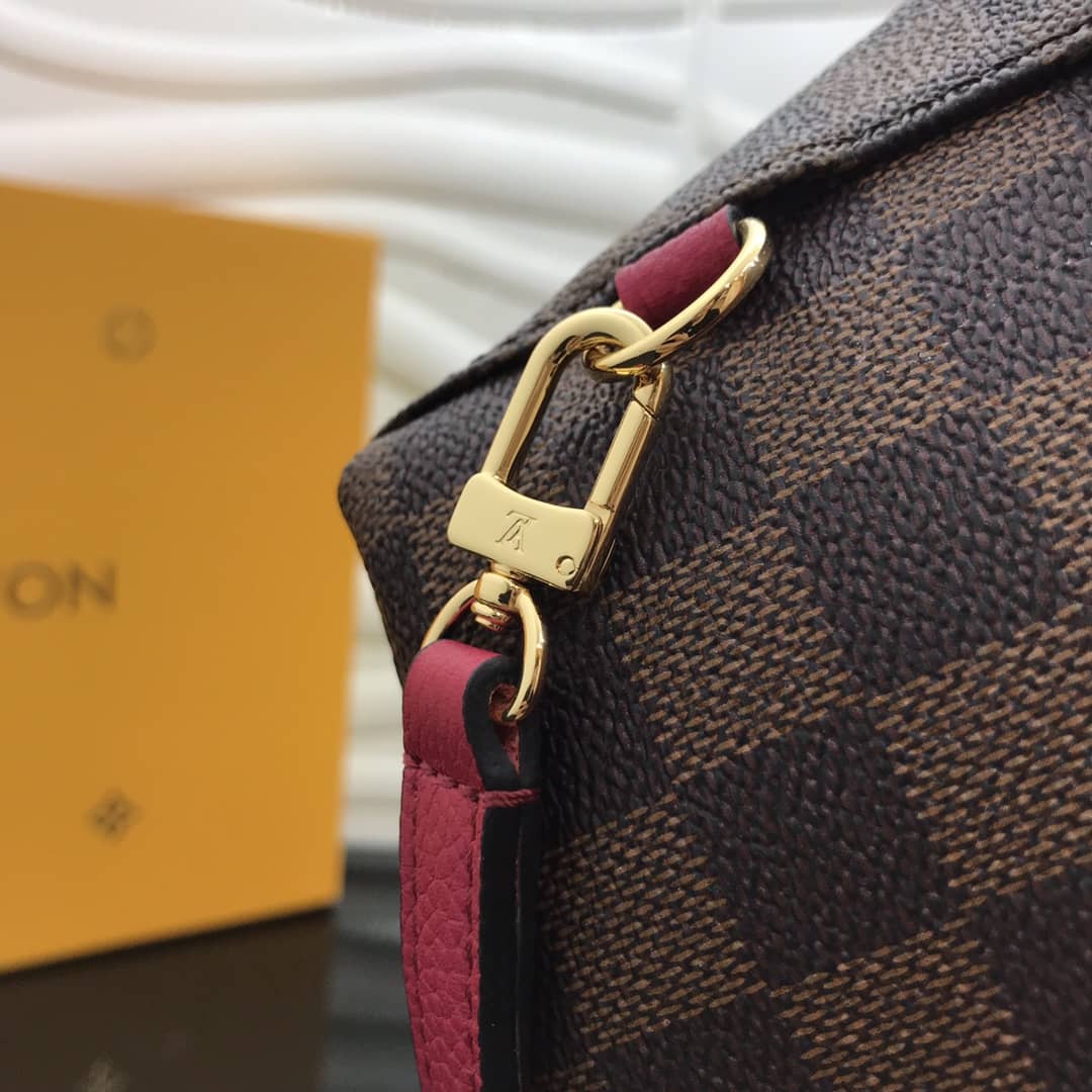 L0vis Vvtt0n Damier Ebene Clapton Replica Backpack Pink N42262