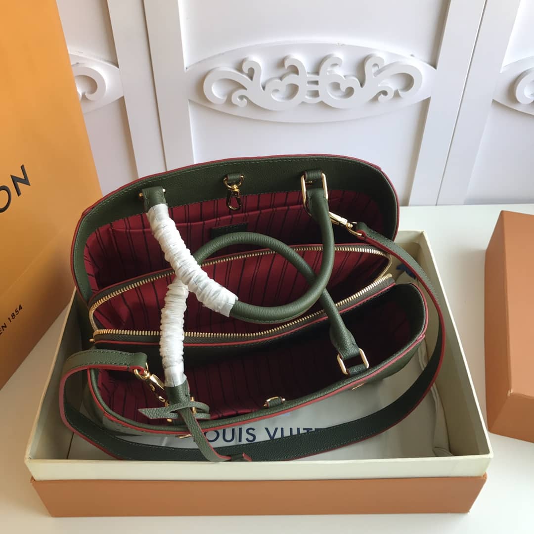 L0vis Vvtt0n Monogram Montaigne MM Shoulder Bag Replica Green M41048