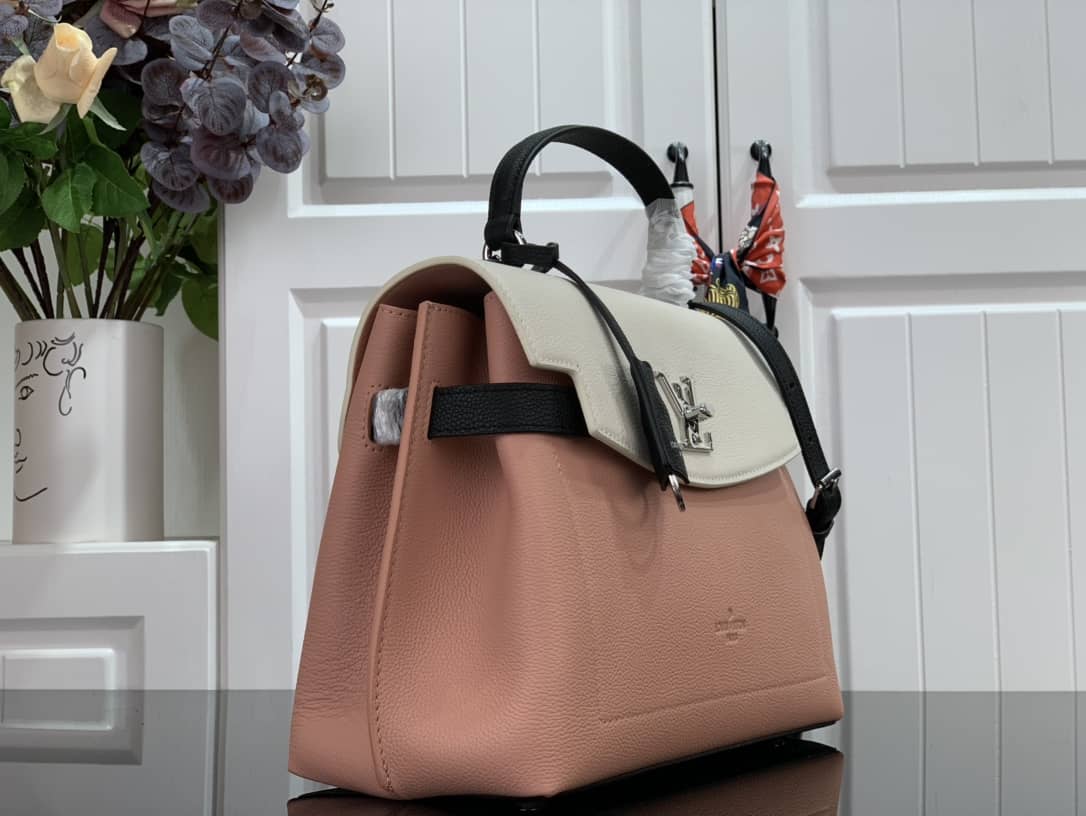 L0vis Vvtt0n Lock Me Ever 2Way Bag Replica Pink M52787