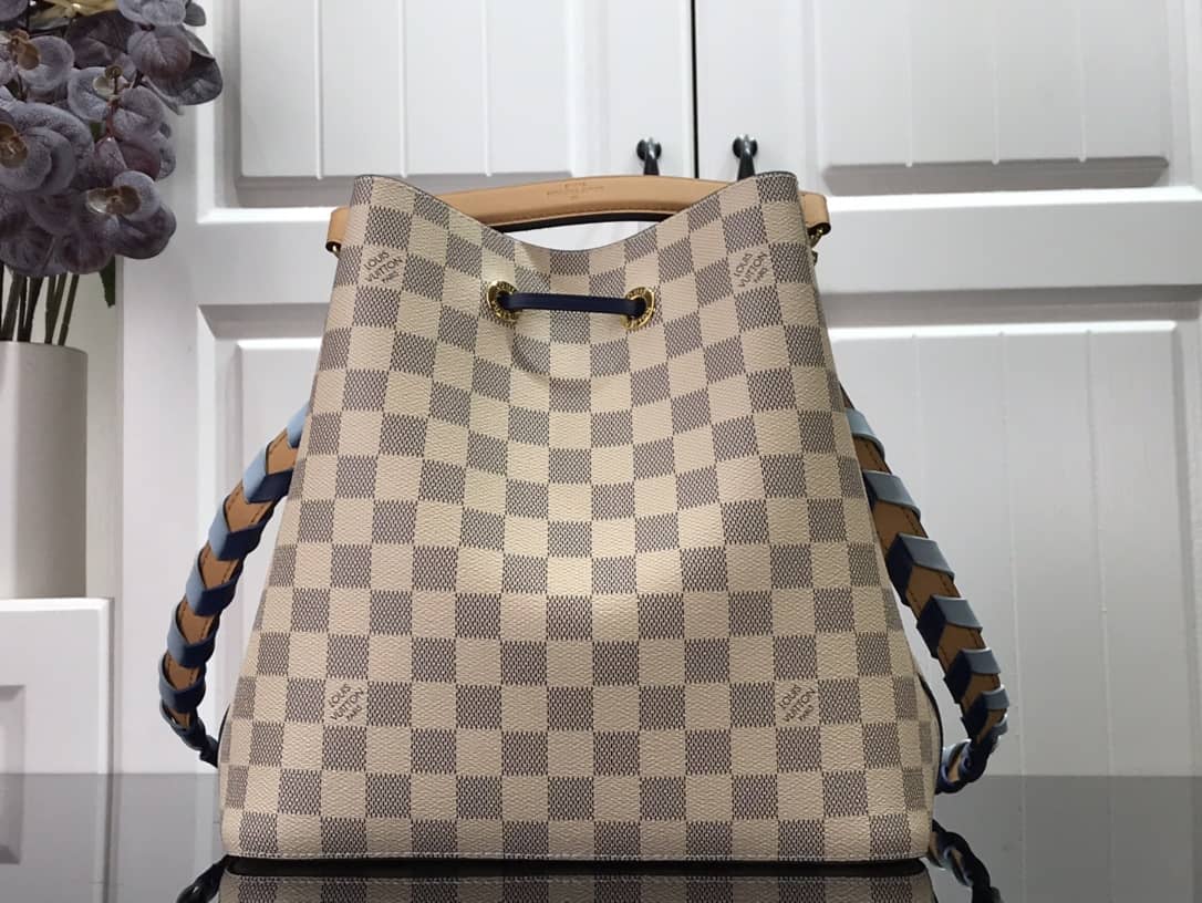 L0vis Vvtt0n Damier Azur Coated Canvas NéoNoé MM Replica Bag N50042