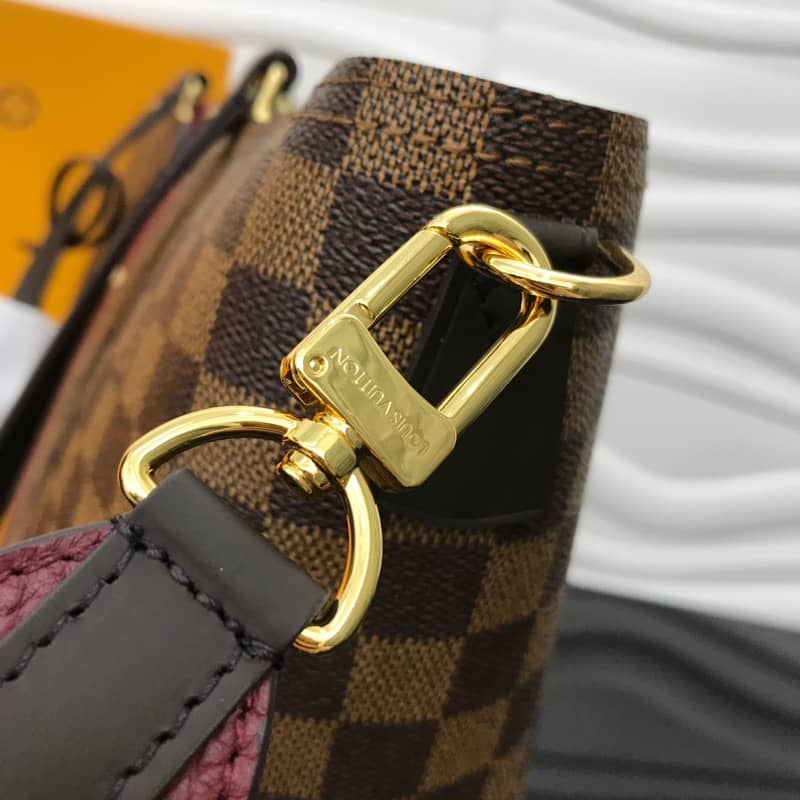 L0vis Vvtt0n Jersey Damier Ebene Canvas Magnolia Bag Replica Purple N44041