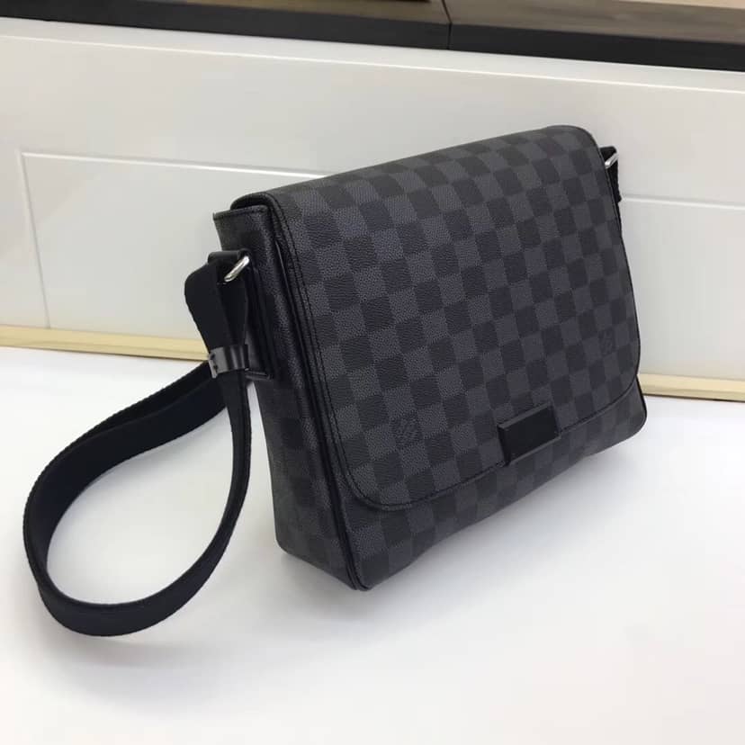 L0vis Vvtt0n District PM Damier Graphite Replica Shoulder Bag N41260