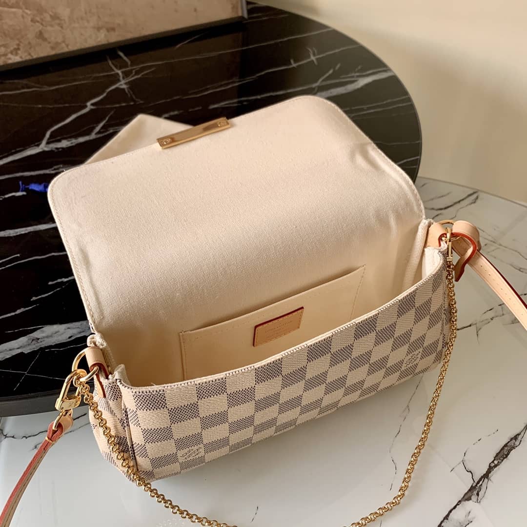 L0vis Vvtt0n Favorite PM Demier Azur Chain Replica Handbag N41277