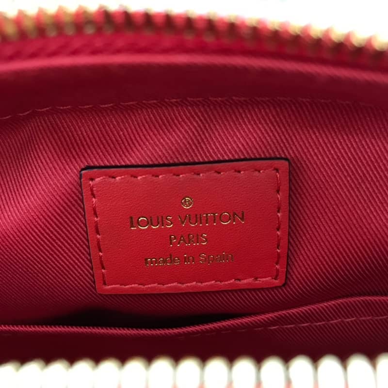 L0vis Vvtt0n Saintonge Monogram Canvas Replica Shoulder Bag Red M43557