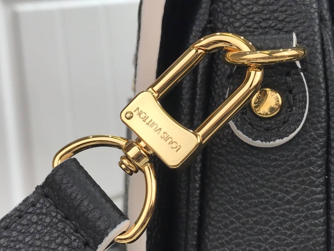 L0vis Vvtt0n Pochette Metis Braided Monogram Empreinte Replica Black M43942