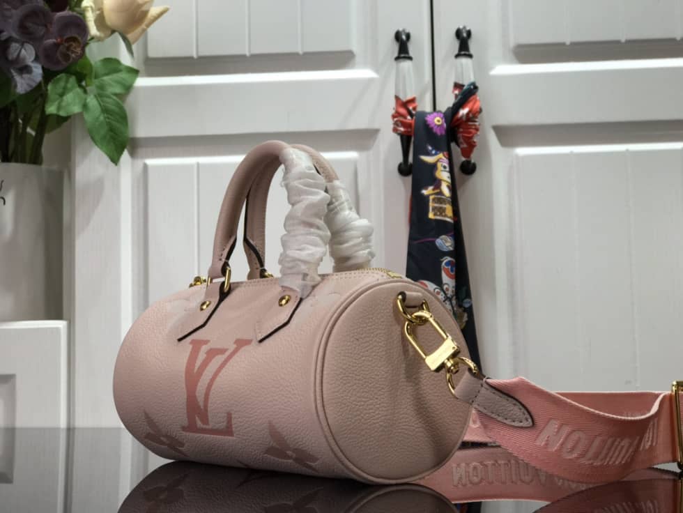 L0vis Vvtt0n Monogram Empreinte Papillon BB Pink M45708 Replica Shoulder Bag