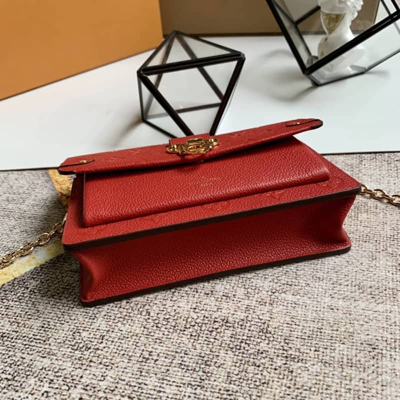 L0vis Vvtt0n Monogram Empreinte Vavin Chain Long Wallet Replica Red M67839