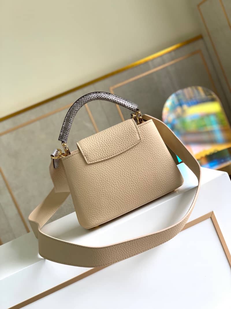 L0vis Vvtt0n Capucines Mini Replica Bag Apricot M55921