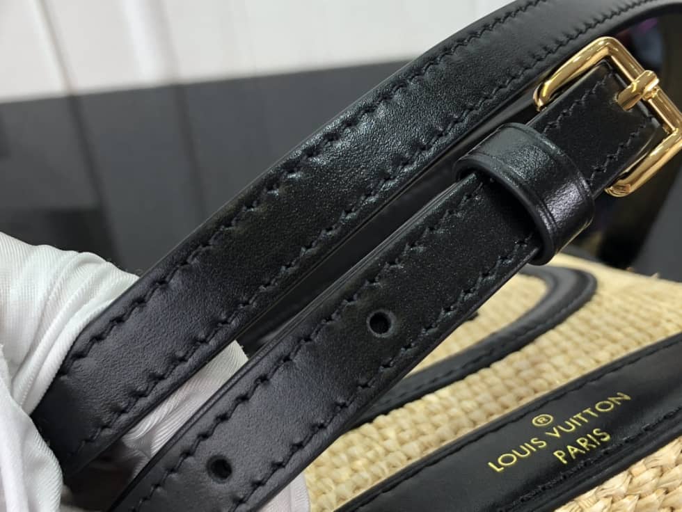 L0vis Vvtt0n Petit Caramel Black M59962 Replica Bucket Bag