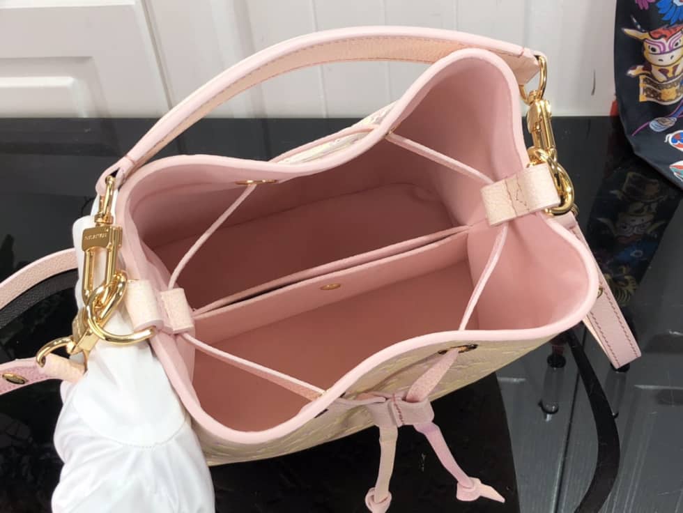 L0vis Vvtt0n Neonoe BB Pink M46174 Replica Bucket Bag