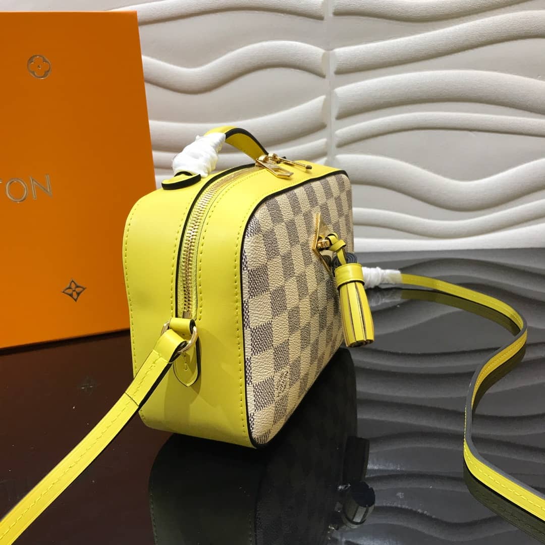L0vis Vvtt0n Damier Saintonge Replica Camera Bag Yellow N40154