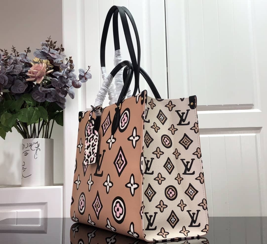 L0vis Vvtt0n Onthego GM Monogram Canvas Tote Replica M45814