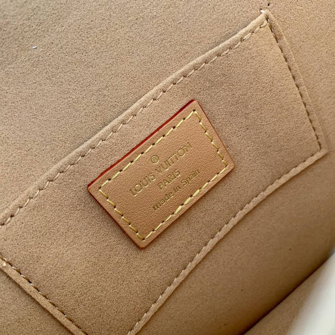 L0vis Vvtt0n Since 1854 Jacquard Pattern Dauphine MM Replica Shoulder Bag Blue M57211