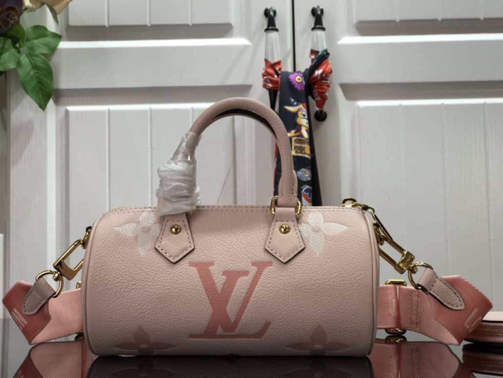 L0vis Vvtt0n Monogram Empreinte Papillon BB Pink M45708 Replica Shoulder Bag