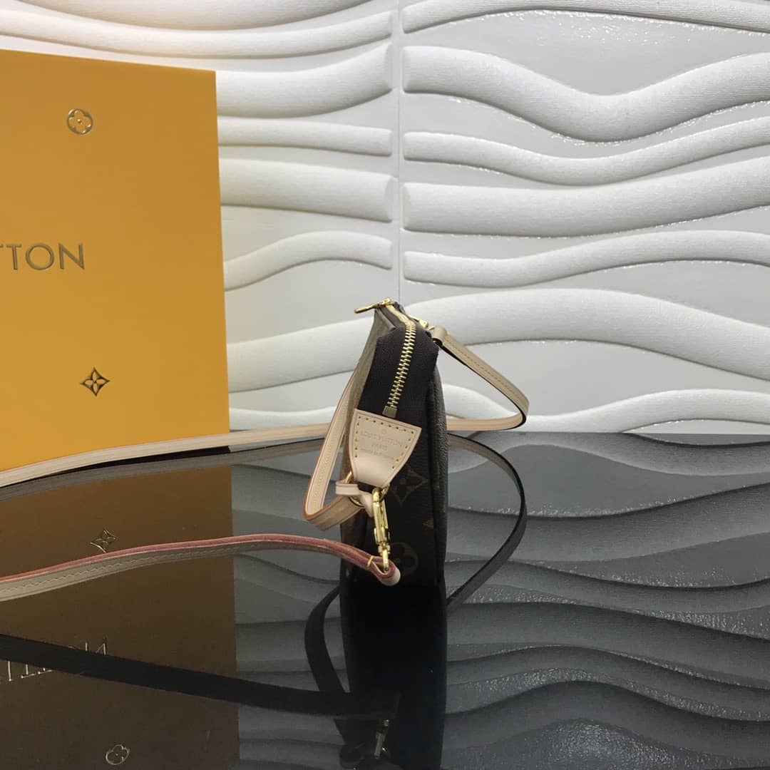 L0vis Vvtt0n Replica Pochette Accessoires Canvas Brown M40712