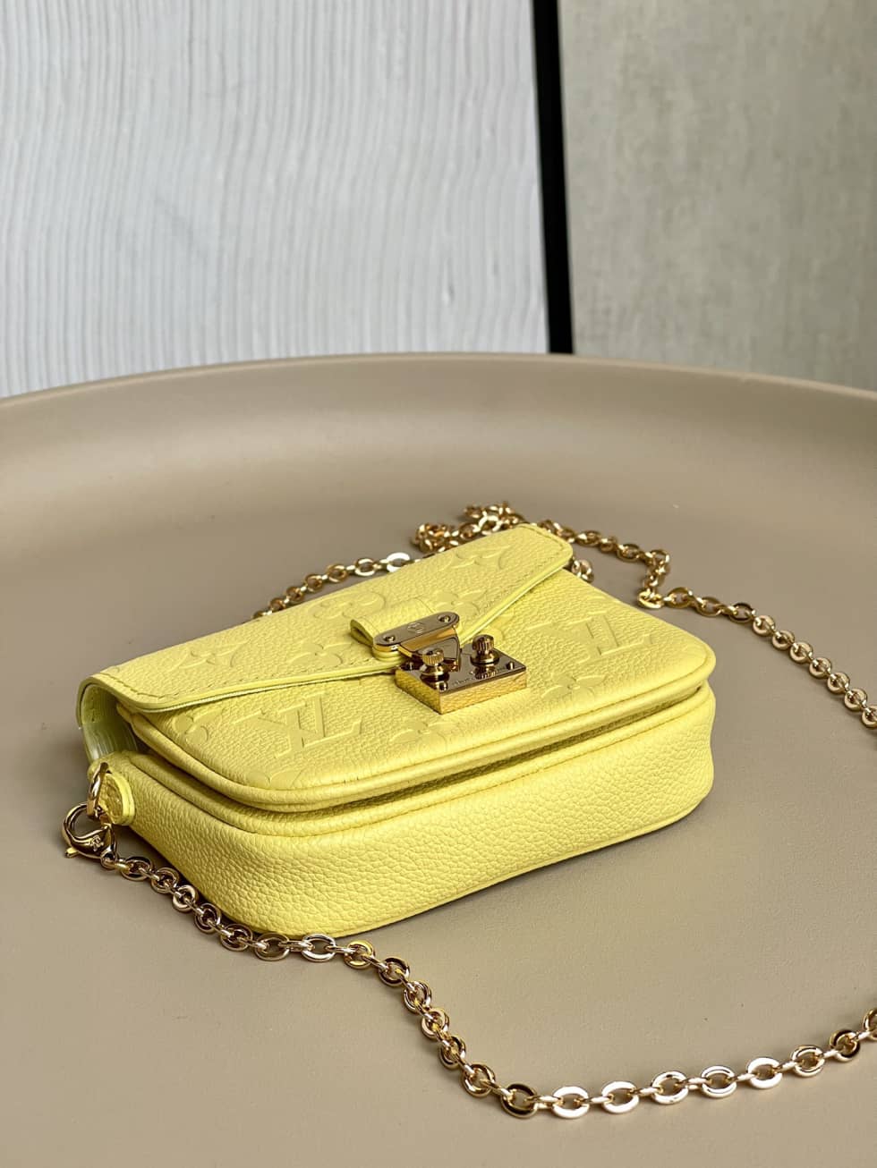 L0vis Vvtt0n Micro Mtis Monogram Empreinte Yellow M81407 Replica Crossbody Bag