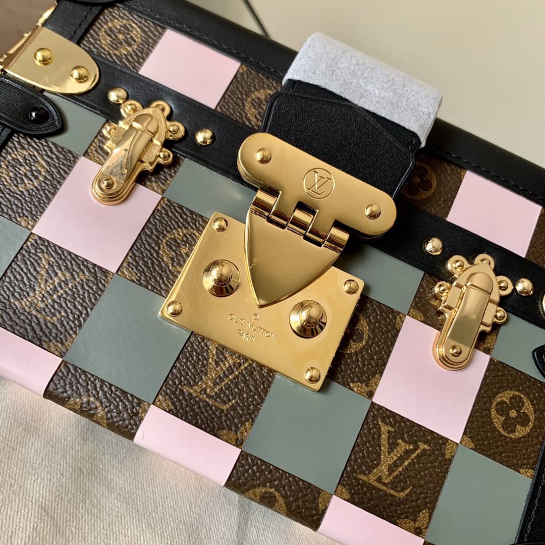 L0vis Vvtt0n Peptite Malle 2 Tone Replica Trunk M55520