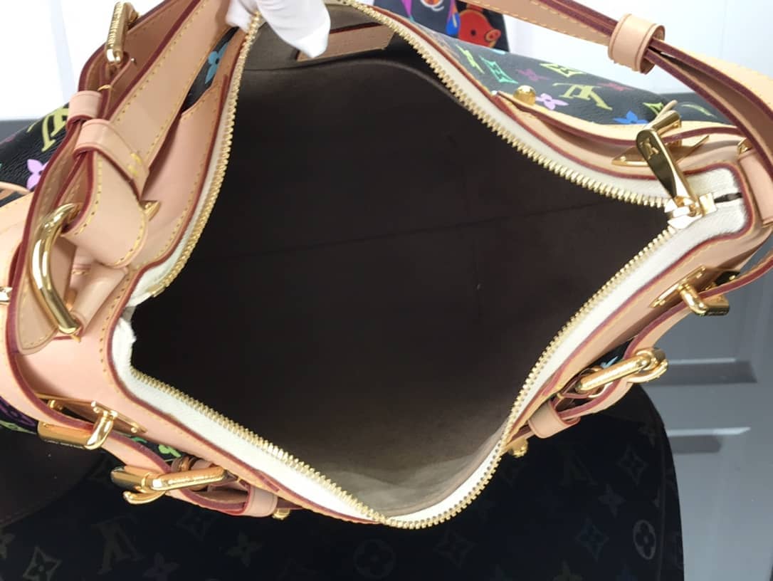 L0vis Vvtt0n Monogram Multi Color Greta Shoulder Bag Replica Black M40196