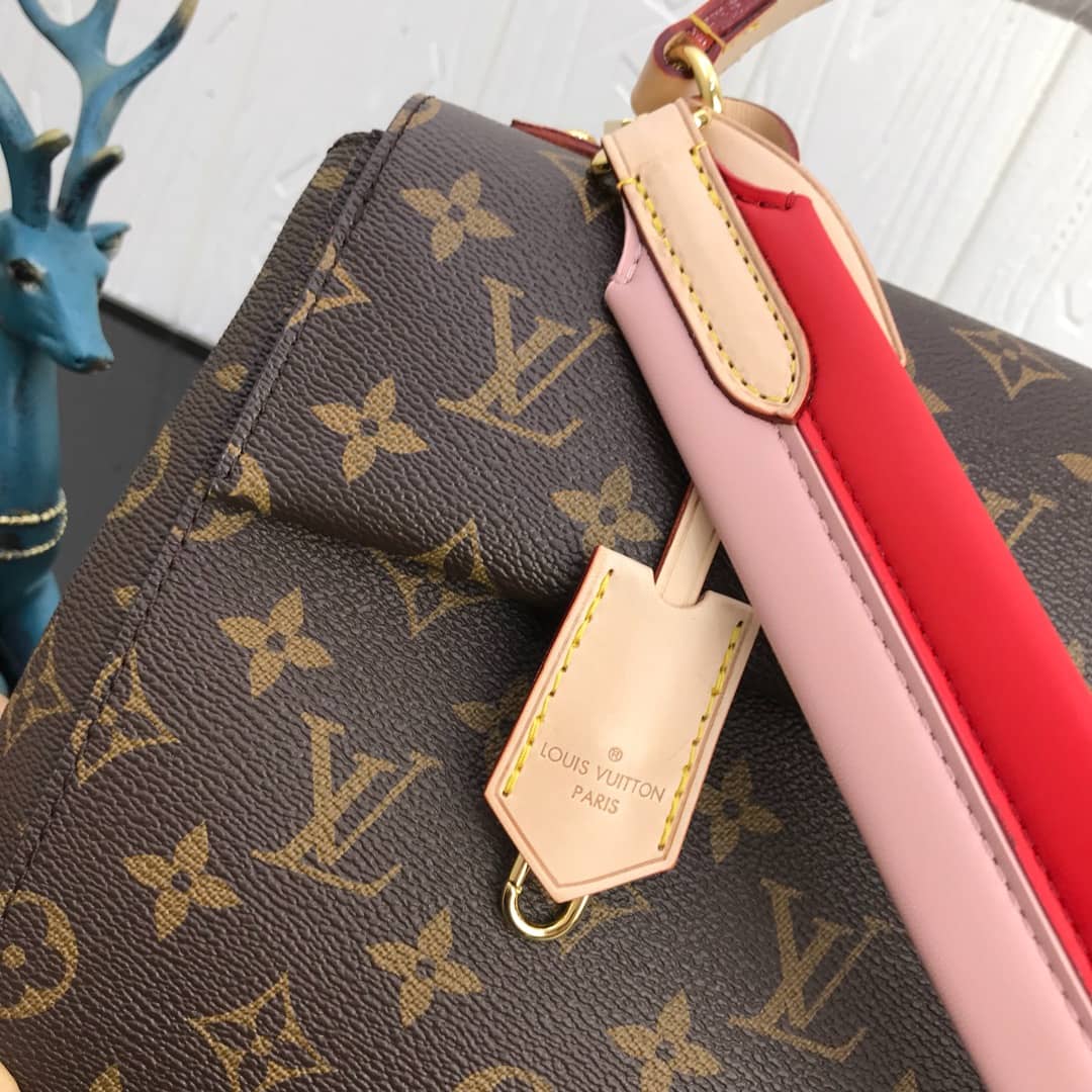 L0vis Vvtt0n Cluny BB Monogram Canvas Shoulder Bag Replica Red M42738