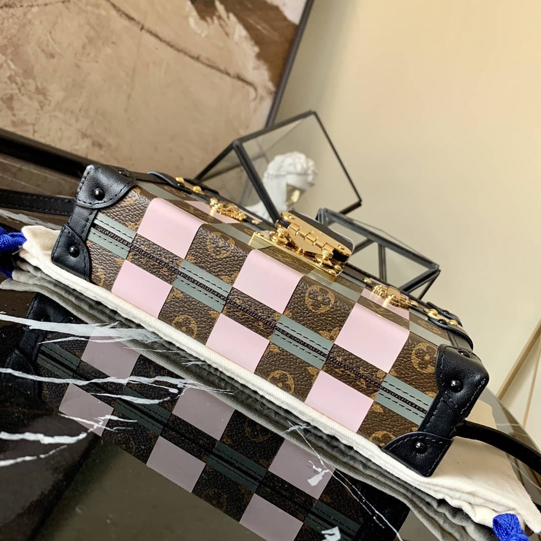 L0vis Vvtt0n Peptite Malle 2 Tone Replica Trunk M55520