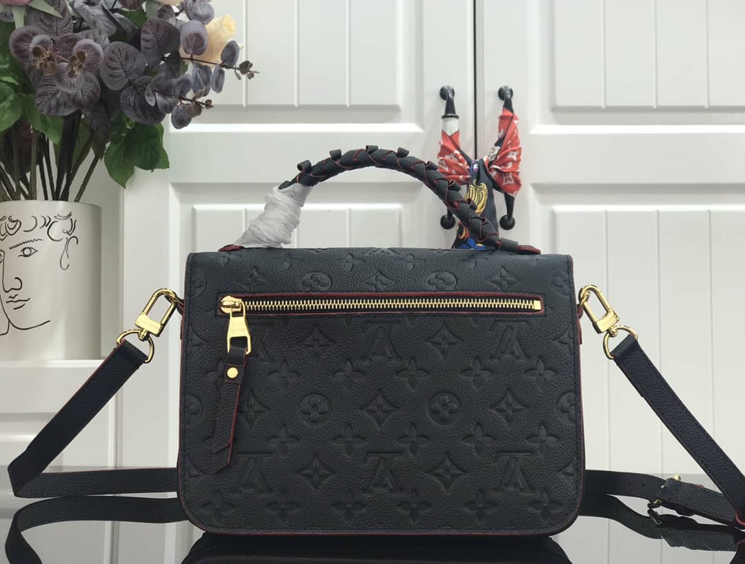 L0vis Vvtt0n Pochette Metis Braided Monogram Empreinte Replica Black M43942