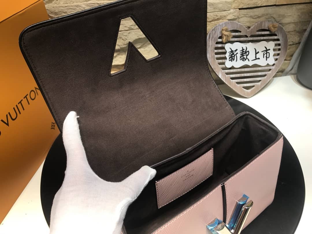 L0vis Vvtt0n Replica Bags Twist PM Epi Leather Replicas Handbag Pink