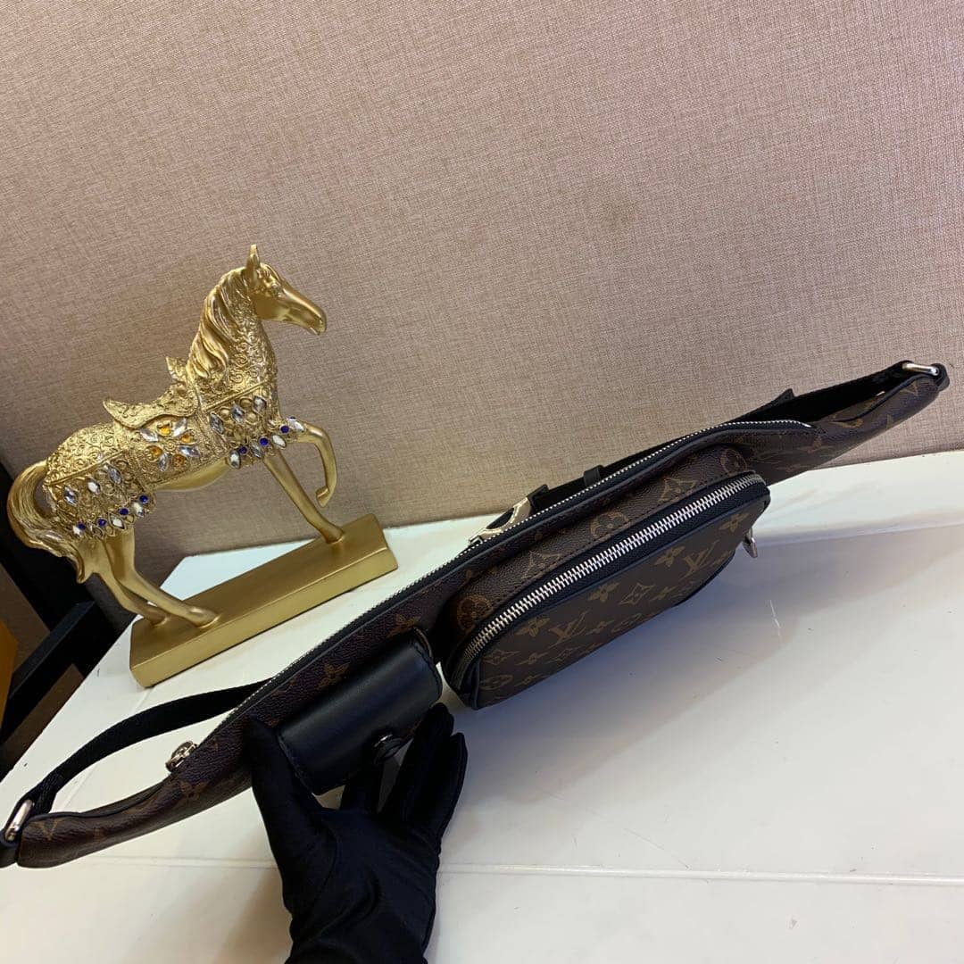 LV Bum Bag Dupe Monogram Macassar Christopher  M45337