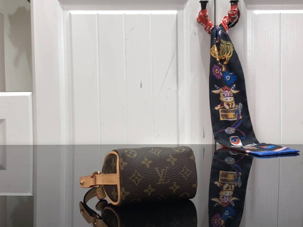 LV Bag Charm Dupe Nano Speedy Monogram  M00544