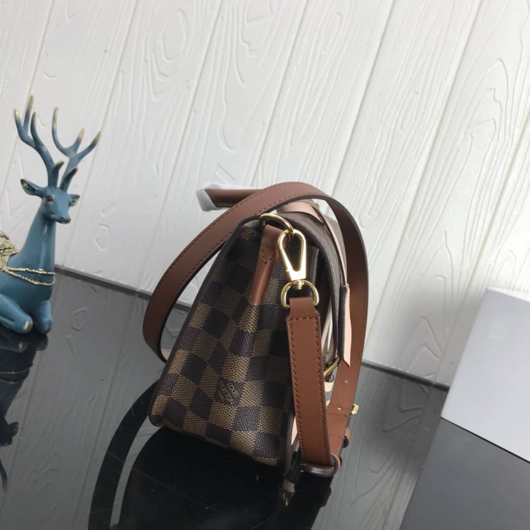 L0vis Vvtt0n Damier Canvas Trendy Replica Crossbody Bag Pink N40146