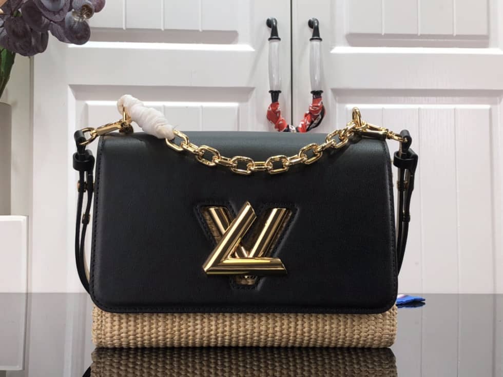 L0vis Vvtt0n Twist MM Raffia Replica Bag M57648