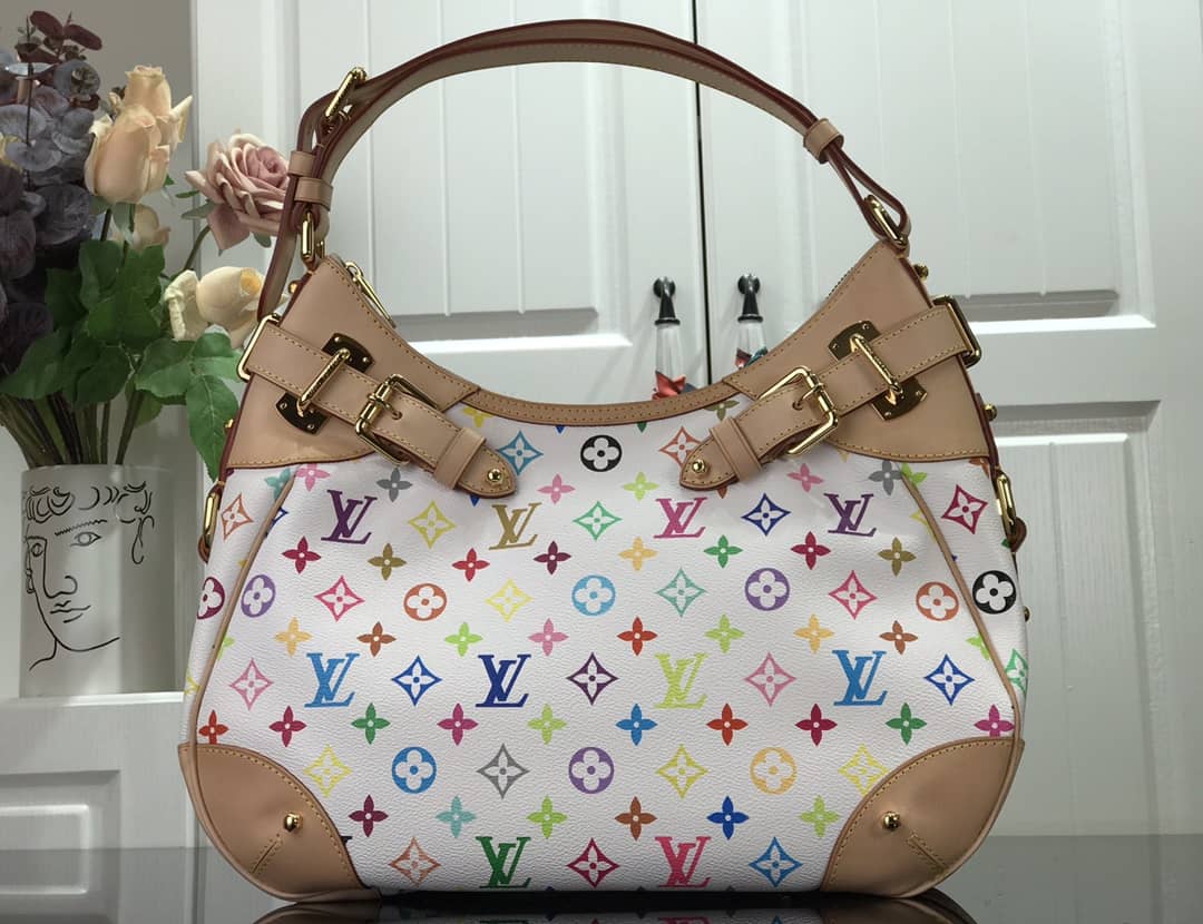 L0vis Vvtt0n Monogram Multi Color Greta Shoulder Bag Replica White M40196