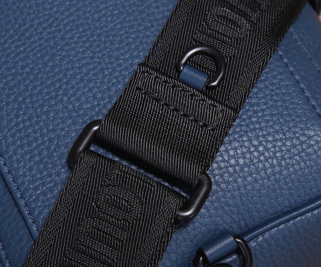 LV Backpack Replica Taurillon Leather Christopher XS Navy Blue M58494